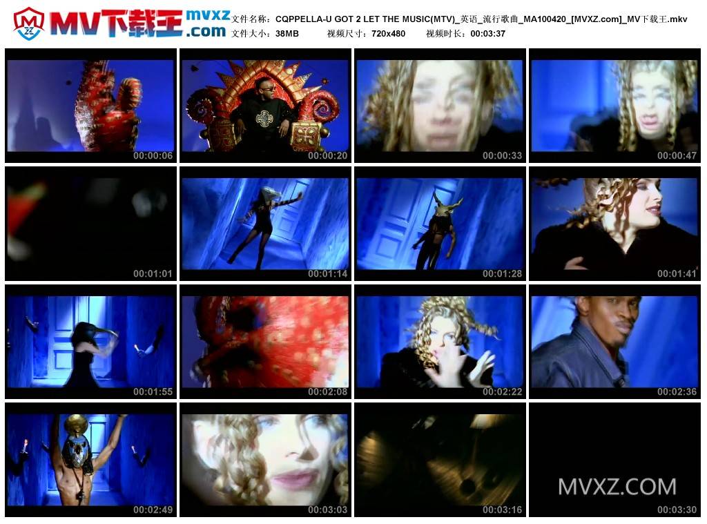 CQPPELLA-U GOT 2 LET THE MUSIC(MTV)_英语_流行歌曲_MA100420